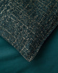 Hayworth - Queen Comforter Set Set of 3 - Deep Teal / Gold