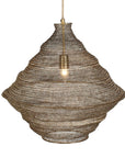 Sigh - Woven Brass 1 Light Pendant - Brass