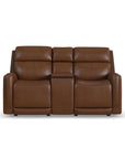 Alister - Power Gliding Loveseat With Console, Power Headrests & Lumbar