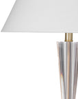 Devon - Table Lamp - Clear / Brushed Gold
