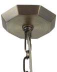 Granada - 1 Light Hexagon Pendant - Dark Gray