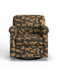 Mabel - Fabric Swivel Chair
