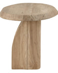 Tiernan - Reclaimed Oak Round Side Table - Woodtone