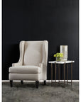 Melange - Bellis Accent Table - Gray