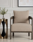 Sienna - Sand Fabric Accent Chair