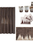 Clearwater Pines - Bathroom Sets Set of 8 - Cream / Brown