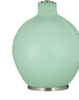Aruba - Table Lamp - Pastel Mint Green / Silver Detailing