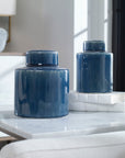 Saniya - Containers (Set of 2) - Blue