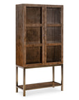 Melange - Mulholland Display Cabinet - Dark Brown