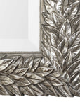 Evelina - Leaves Mirror - Silver