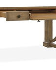 Melange - Architectural Writing Desk - Light Brown
