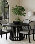 Mateo - Round Dining Table - Black