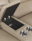 MS - Nelson Zero Gravity Power Console Loveseat With Power Headrests And Lumbar