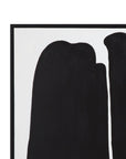 Framed Canvas Parallel Forms - Black