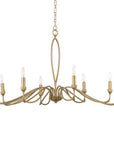 Corella - 8 Light Chandelier - Gold
