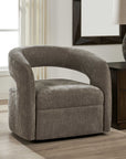 Breis - Swivel Barrel Chair - Gray