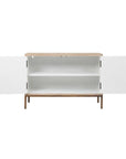 Weimar - 2 Door Cabinet - White / Woodtone
