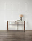 Commerce And Market - Skinny Console Table - Dark Brown