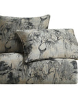 Pastoral Jacquard - Queen Comforter Set Set of 3 - Champagne