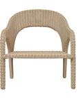 Kavali - Outdoor Wicker Lounge Chair - Woodtone