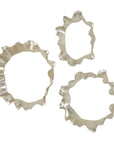 Ripple Effect - Wall Art (Set of 3) - Silver