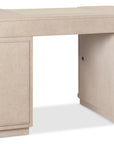 Marlowe - Knee-Hole Desk - Polished Limestone