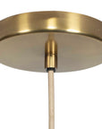 Murmur - Woven Brass 1 Light Pendant - Brass