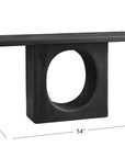 Compass - Console Table - Black