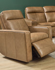 Dutch - Power Swivel Gliding Recliner With Power Headrest, Lumbar, Heat & Massage