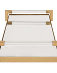 Deki - Mirrored Tray - Gold