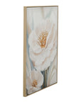 Framed Canvas Radiant Petals - Natural