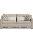 Milo - Fabric Two-Cushion Sofa With Nailhead Trim