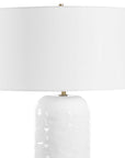 Iona - White Glaze Table Lamp - White