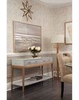 Perrine - Console Table - Silver / Gold