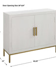 Front Range - 2 Door Cabinet - White