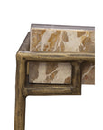 Nala - Coffee Table - Beige / Gold