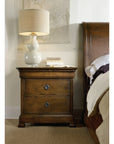 Archivist - 3-Drawer Nightstand - Dark Brown