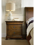 Archivist - 3-Drawer Nightstand - Dark Brown