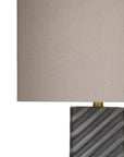 Gannex - Table Lamp - Dark Gray / Beige