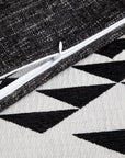 Amelia - Queen Aztec Comforter Set Set of 3 - Black / White