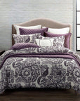 Augusta Toile - Queen Comforter Set (Set of 3) - Black / White