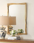 Curved Branches - Mirror - Gold