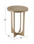 Ava - Accent Table - Gold