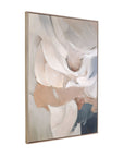 Soft Contours II Framed Canvas - Green