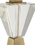 Arete - Modern Brass Table Lamp - Gold