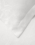 Liza White Matelasse - King Coverlet Set Set of 4 - White / Black