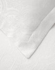 Liza White Matelasse - Queen Coverlet Set Set of 4 - White / Black