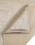 Honeycomb - Queen Jacquard Comforter Set Set of 3 - Light Gold