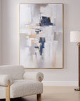 Waterfront - Geometric Abstract Art - Gray
