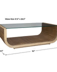 Farrington - Modern Coffee Table - Light Brown